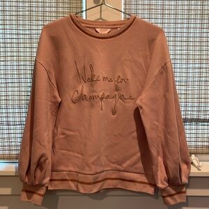 Ted Baker “wake me for champagne” matching sweatsuit